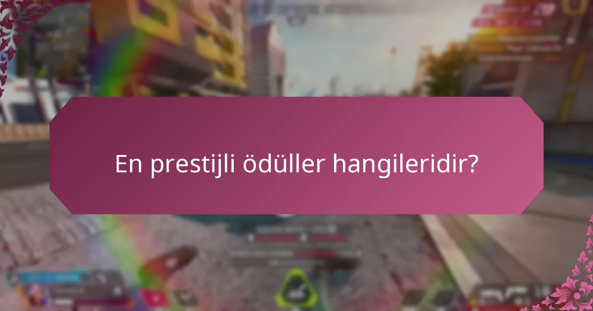 Ödüllerin bulunduğu dikkate değer tarihi olaylar nelerdir?