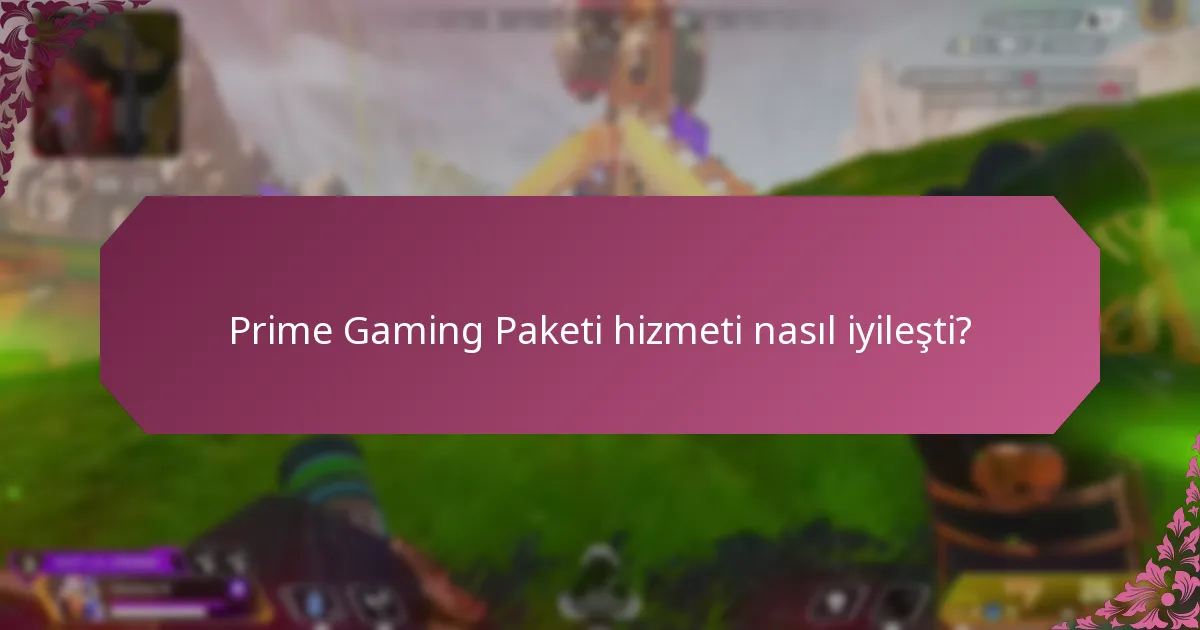 Prime Gaming Paketi, diğer oyun hizmetleriyle nasıl karşılaştırılıyor?