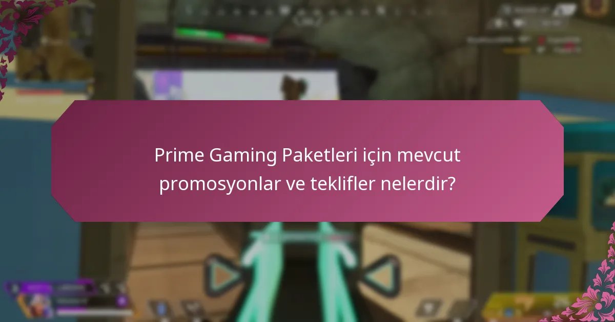 Prime Gaming Paketlerinde hangi temalı içerikler bulunmaktadır?